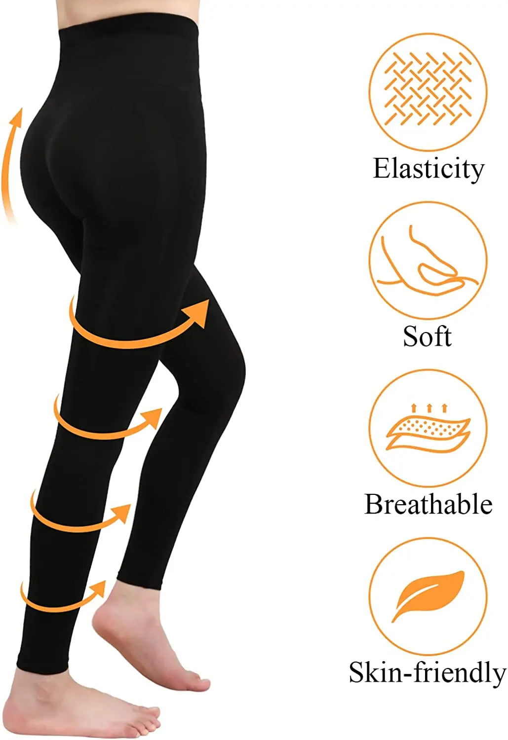 Women Leggings High Waist Shapewear Compression Leggings Leg Slimming Body Shapers Tummy Control Panties Thigh Sweat Pants